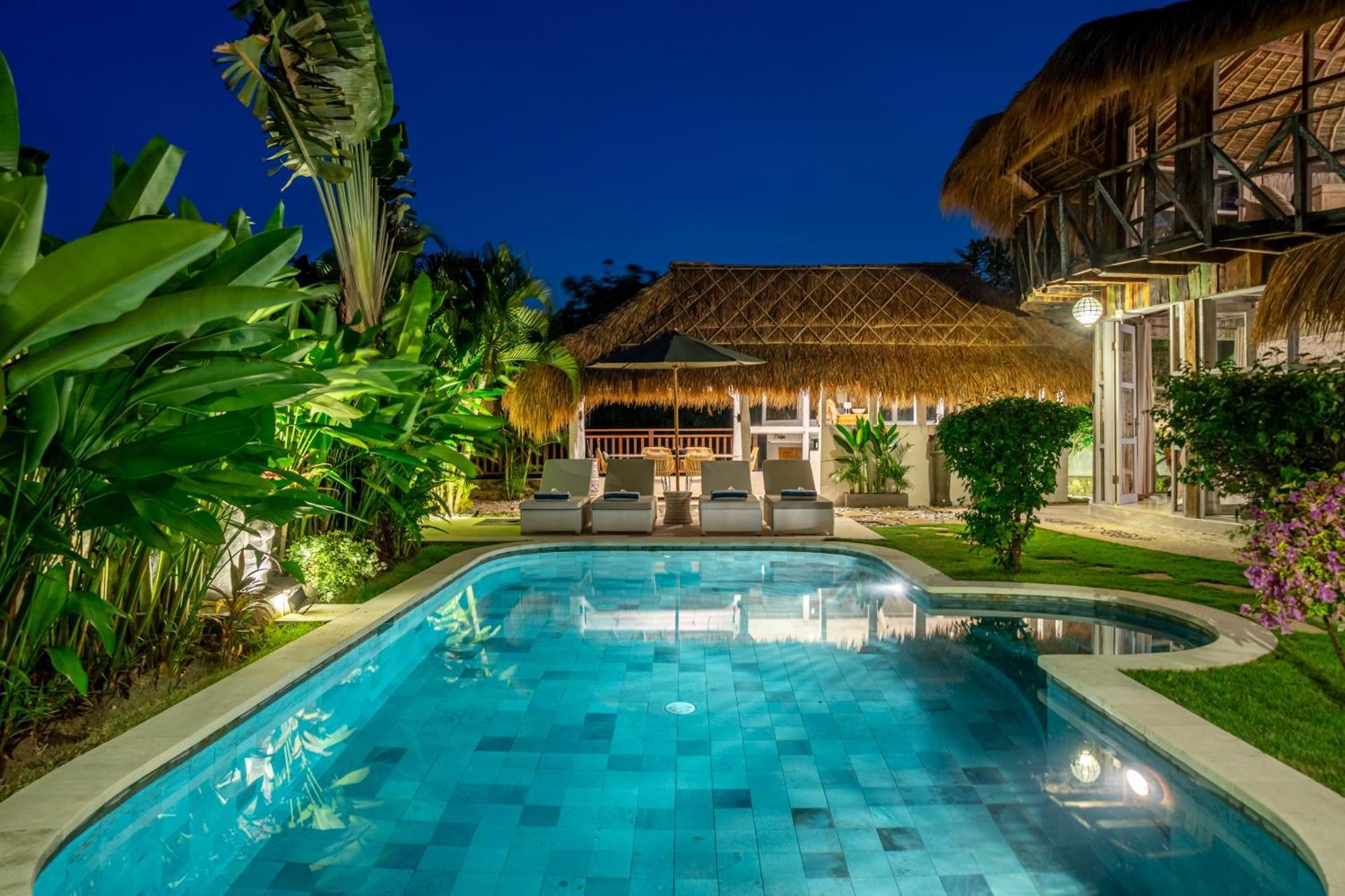 Balangan Beach Villa Idaman Bungalows Джимбаран Экстерьер фото