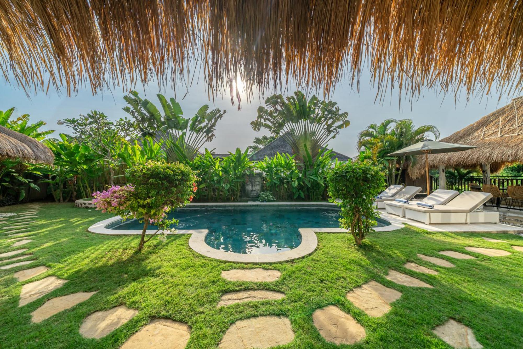 Balangan Beach Villa Idaman Bungalows Джимбаран Экстерьер фото