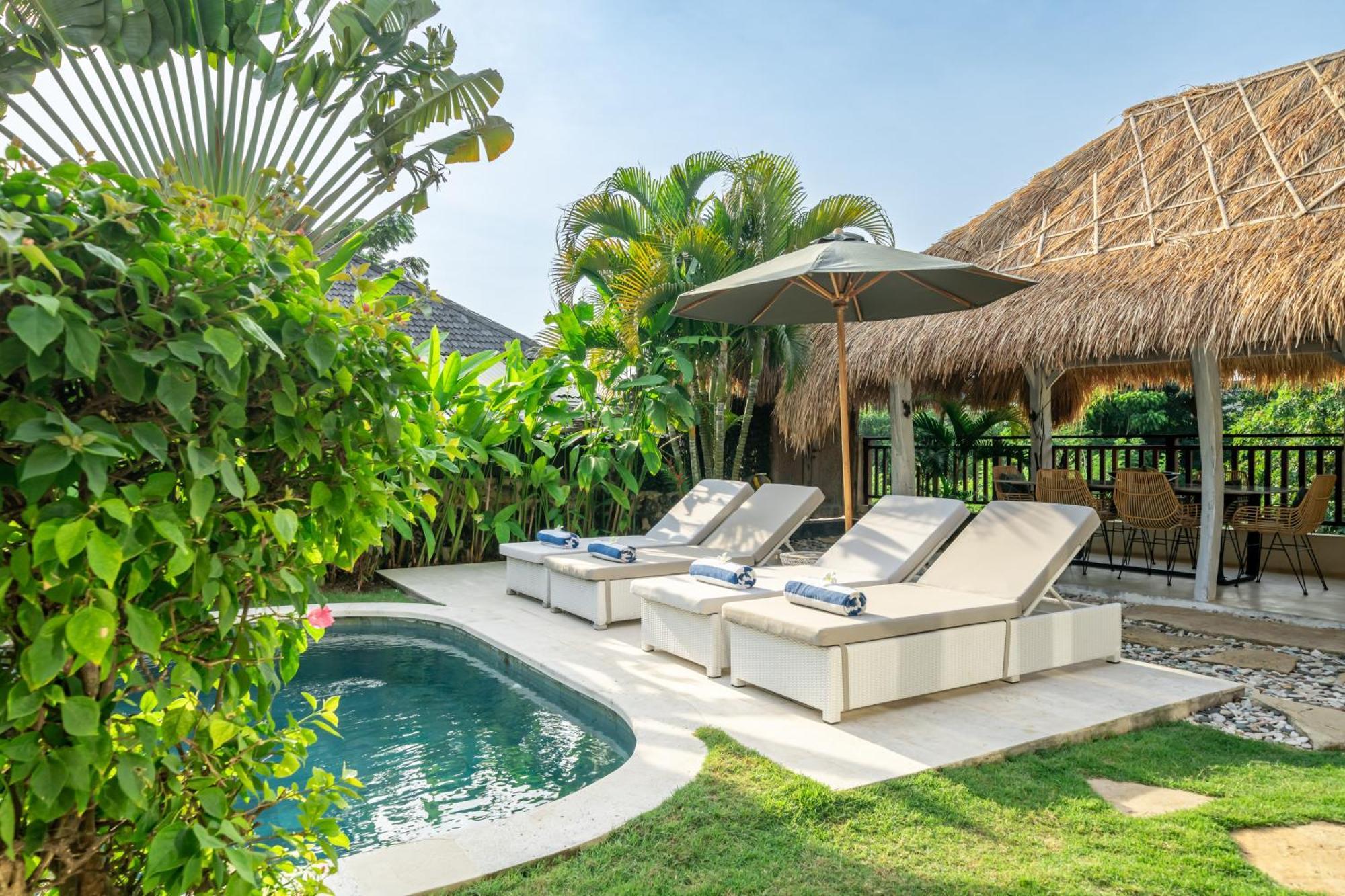 Balangan Beach Villa Idaman Bungalows Джимбаран Экстерьер фото
