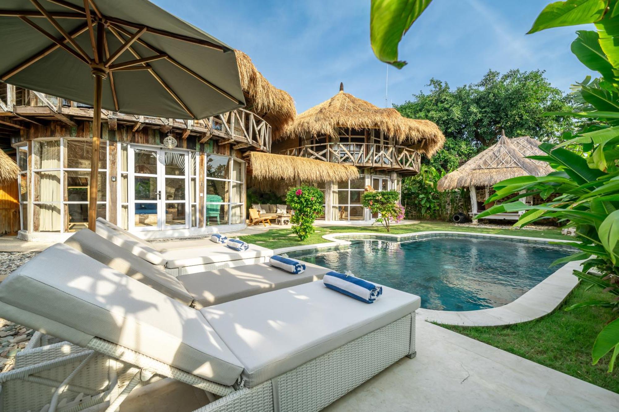 Balangan Beach Villa Idaman Bungalows Джимбаран Экстерьер фото