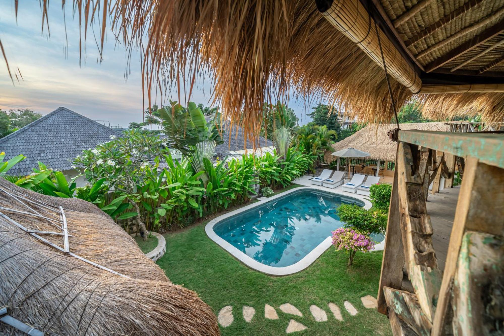 Balangan Beach Villa Idaman Bungalows Джимбаран Экстерьер фото
