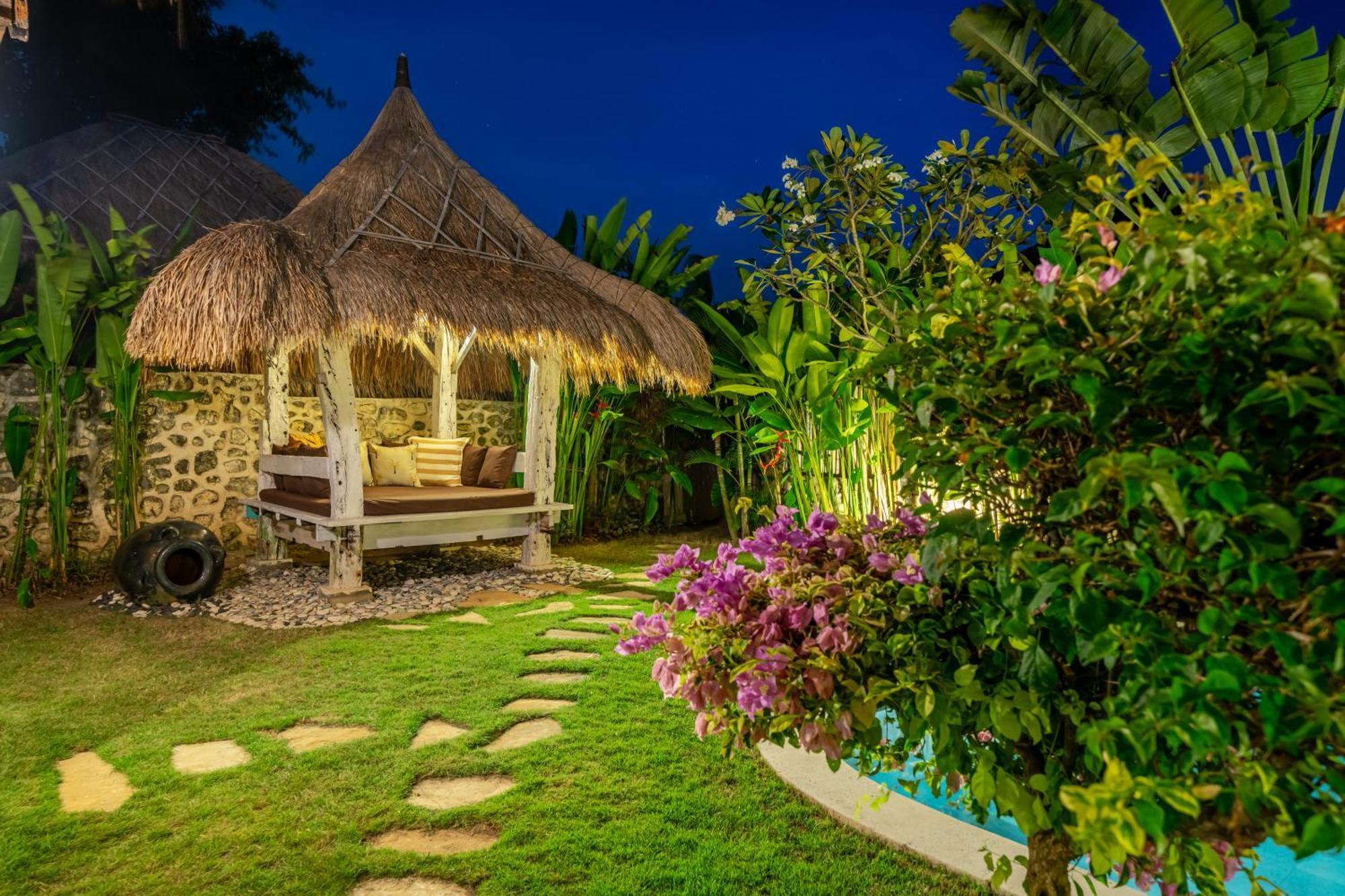 Balangan Beach Villa Idaman Bungalows Джимбаран Экстерьер фото